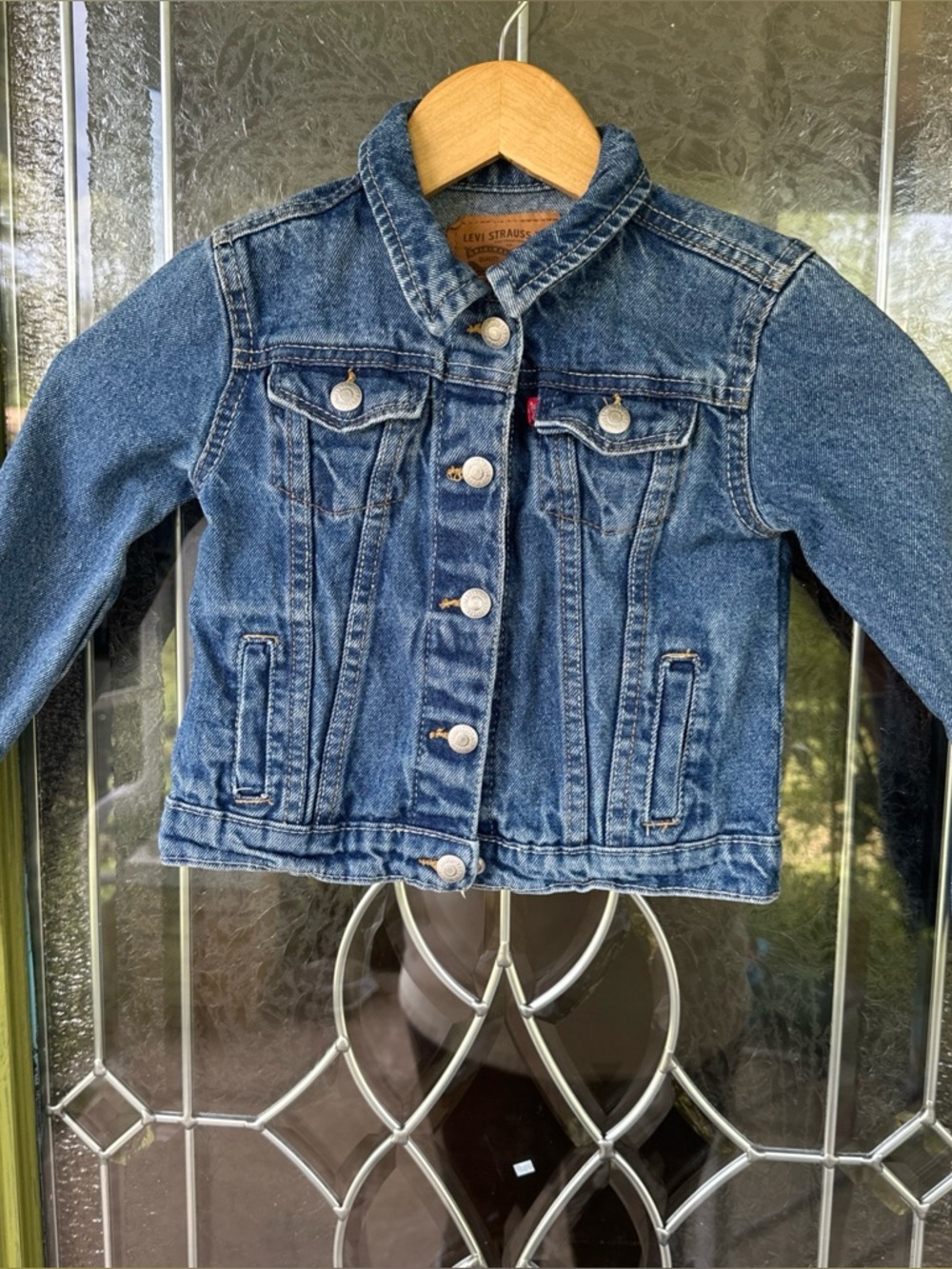 Levi's Jacket Kids Size 4t Blue Denim Trucker Style